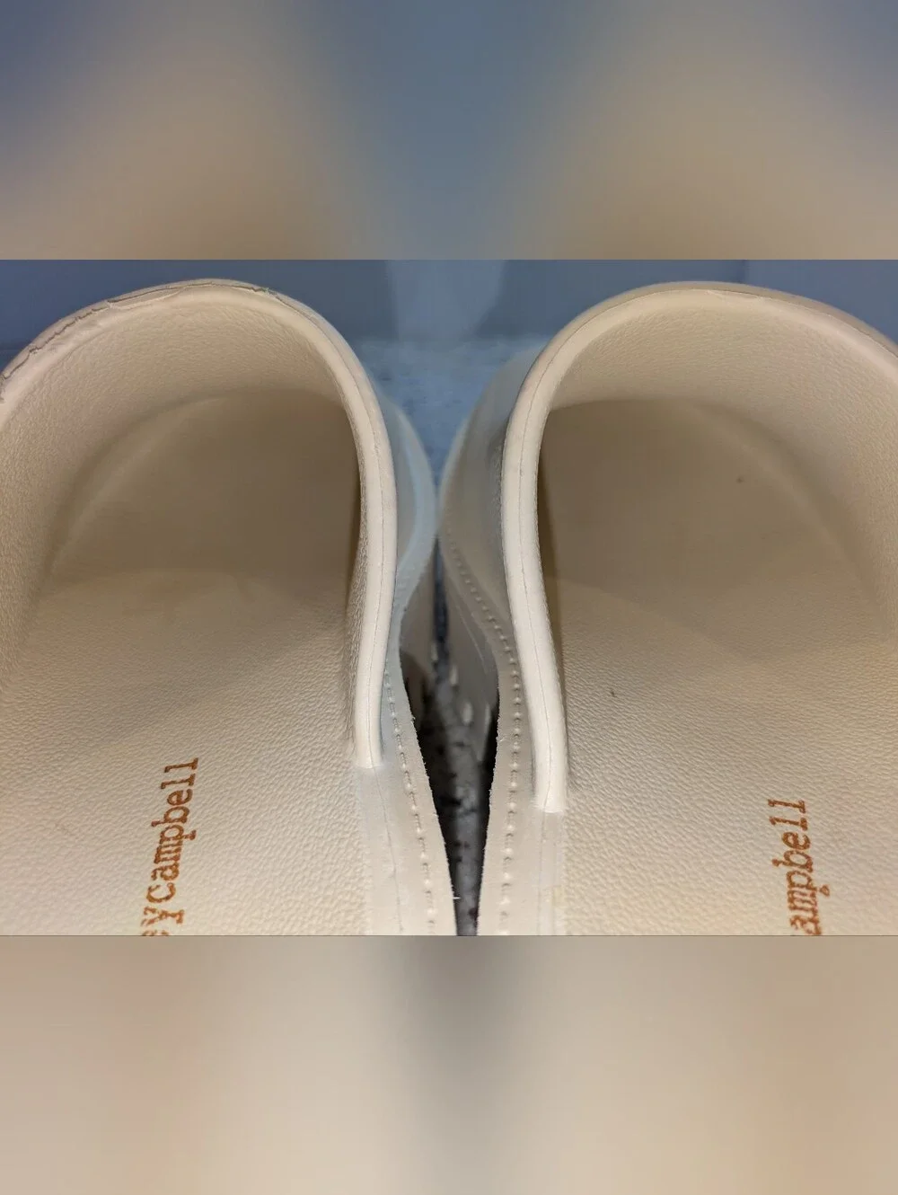 Jeffrey Campbell Ivory Platform Mule Clogs Lug Sole Slip On Shoes Women's 8 EU39